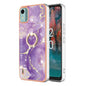 Electroplating Marble IMD TPU Phone Case with Ring Holder