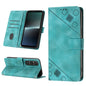 Skin-feel Embossed Leather Phone Case, For Sony Xperia 5 V, For Sony Xperia 1 V, For Sony Xperia 10 V, For Sony Xperia 10 IV