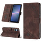 Skin-feel Embossed Leather Phone Case, For Sony Xperia 5 V, For Sony Xperia 1 V, For Sony Xperia 10 V, For Sony Xperia 10 IV