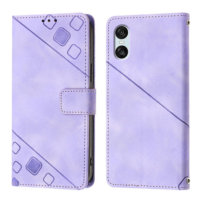 Skin-feel Embossed Leather Phone Case, Series 1