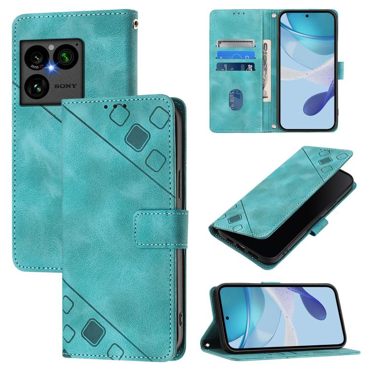 Skin-feel Embossed Leather Phone Case, For Sony Xperia 1 VIII, For Sony Xperia 10 VI, For Sony Xperia 1 VI, For Sony Xperia 5 VI