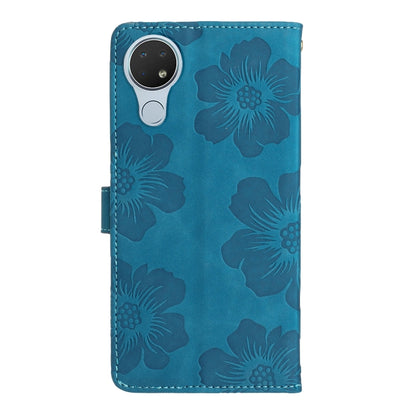 Flower Embossing Pattern Leather Phone Case