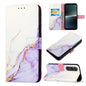 PT003 Marble Pattern Flip Leather Phone Case, For Sony Xperia 5 V, For Sony Xperia 1 V, For Sony Xperia 10 V, For Sony Xperia 10 IV
