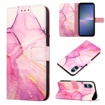 PT003 Marble Pattern Flip Leather Phone Case, For Sony Xperia 5 V, For Sony Xperia 1 V, For Sony Xperia 10 V, For Sony Xperia 10 IV