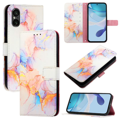 PT003 Marble Pattern Flip Leather Phone Case, For Sony Xperia 1 VIII, For Sony Xperia 10 VI, For Sony Xperia 1 VI, For Sony Xperia 5 VI