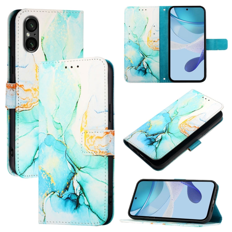 PT003 Marble Pattern Flip Leather Phone Case, For Sony Xperia 1 VIII, For Sony Xperia 10 VI, For Sony Xperia 1 VI, For Sony Xperia 5 VI