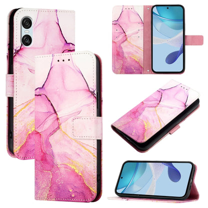 PT003 Marble Pattern Flip Leather Phone Case, For Sony Xperia 1 VIII, For Sony Xperia 10 VI, For Sony Xperia 1 VI, For Sony Xperia 5 VI