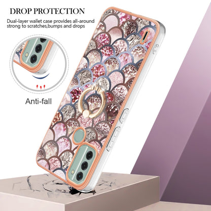 Electroplating IMD TPU Phone Case with Ring