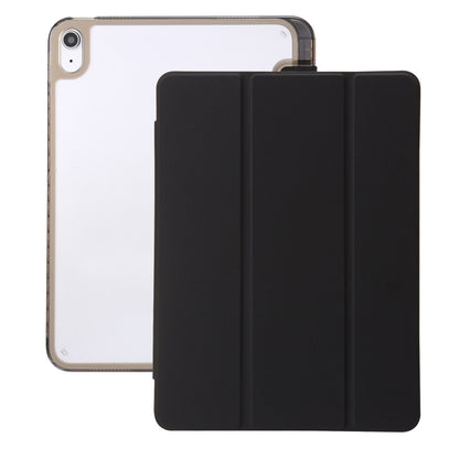 Clear Acrylic 3-Fold Leather Tablet Case, For iPad Pro 11 2025 / 2024, For iPad 10th Gen 10.9 2022