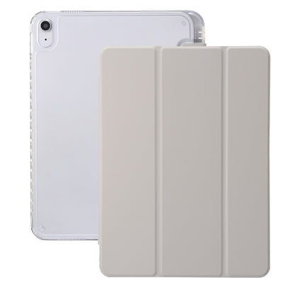 Clear Acrylic 3-Fold Leather Tablet Case, For iPad Pro 11 2025 / 2024, For iPad 10th Gen 10.9 2022