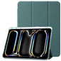 Clear Acrylic 3-Fold Leather Tablet Case, For iPad Air 13 2026 / 2025 / 2024, For iPad Air 11 2026 / 2025 / 2024, For iPad Pro 13 2025 / 2024