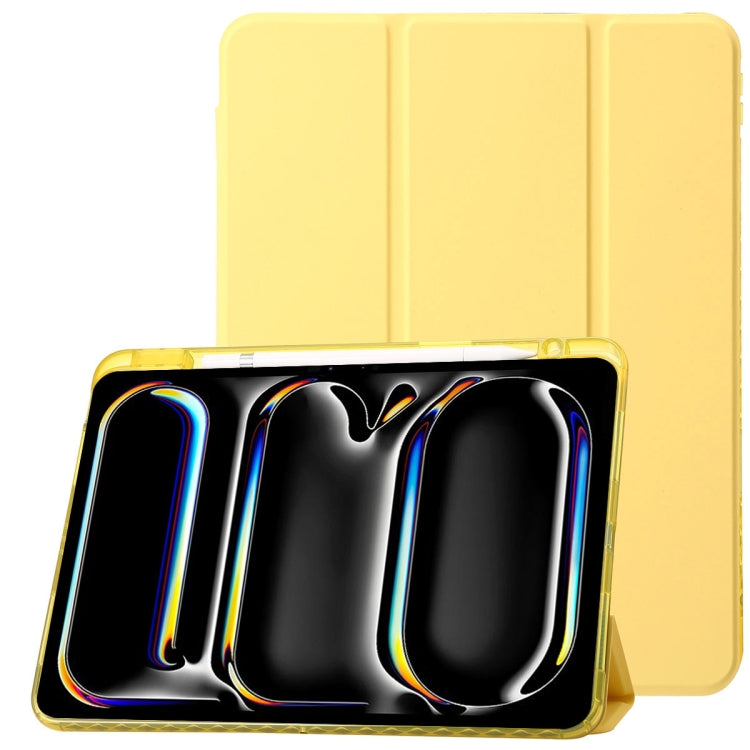 Clear Acrylic 3-Fold Leather Tablet Case