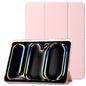 Clear Acrylic 3-Fold Leather Tablet Case, For iPad Air 13 2026 / 2025 / 2024, For iPad Air 11 2026 / 2025 / 2024, For iPad Pro 13 2025 / 2024
