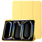 Clear Acrylic 3-Fold Leather Tablet Case, For iPad Air 13 2026 / 2025 / 2024, For iPad Air 11 2026 / 2025 / 2024, For iPad Pro 13 2025 / 2024