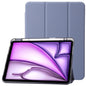 Clear Acrylic 3-Fold Leather Tablet Case, For iPad Air 13 2026 / 2025 / 2024, For iPad Air 11 2026 / 2025 / 2024, For iPad Pro 13 2025 / 2024