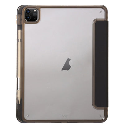 Clear Acrylic 3-Fold Leather Tablet Case, For iPad Pro 11 2025 / 2024, For iPad 10th Gen 10.9 2022