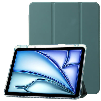 Clear Acrylic 3-Fold Leather Tablet Case