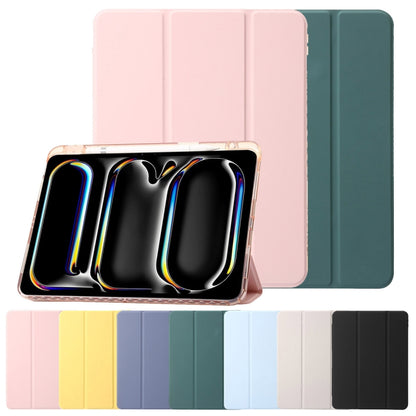 Clear Acrylic 3-Fold Leather Tablet Case