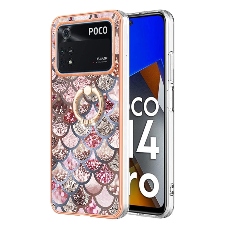 Electroplating IMD TPU Phone Case with Ring, Series 3