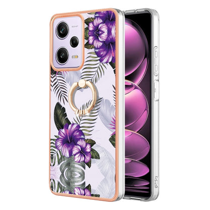 Electroplating IMD TPU Phone Case with Ring, For Xiaomi Redmi Note 12 4G Global, For Xiaomi Redmi Note 12 Pro+ Global, For Xiaomi Redmi Note 12 Pro 5G Global, For Xiaomi Poco X5 Pro 5G