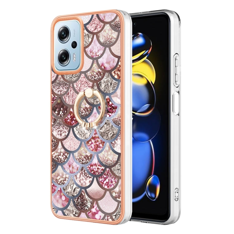 Electroplating IMD TPU Phone Case with Ring, Series 4