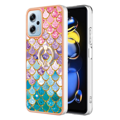 Electroplating IMD TPU Phone Case with Ring, Series 4