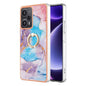 Electroplating IMD TPU Phone Case with Ring, For Xiaomi 13T / 13T Pro, For Xiaomi Poco F5 5G / Redmi Note 12 Turbo, For Xiaomi Poco F5 Pro 5G / Redmi K60, For Xiaomi Redmi Note 12S 4G