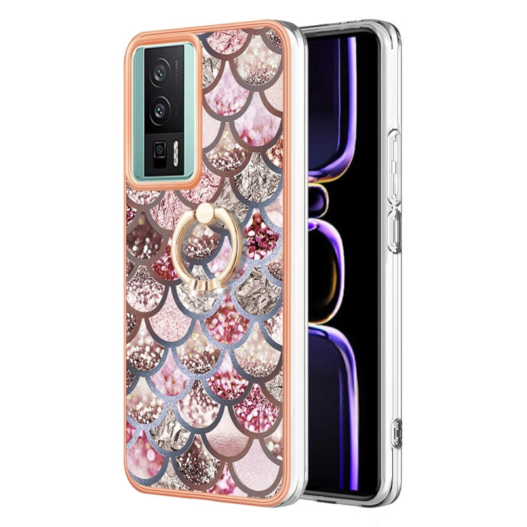 Electroplating IMD TPU Phone Case with Ring, Series 1