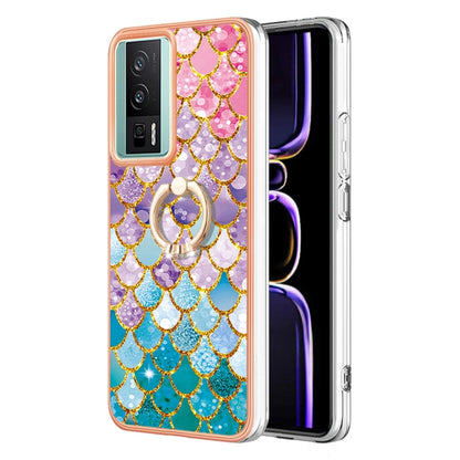 Electroplating IMD TPU Phone Case with Ring, Series 1