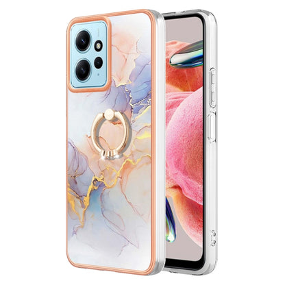 Electroplating IMD TPU Phone Case with Ring, For Xiaomi Redmi Note 12 4G Global, For Xiaomi Redmi Note 12 Pro+ Global, For Xiaomi Redmi Note 12 Pro 5G Global, For Xiaomi Poco X5 Pro 5G