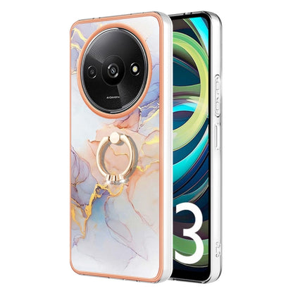 Electroplating IMD TPU Phone Case with Ring, For Xiaomi Redmi Note 13 Pro 4G/Poco M6 Pro 4G, For Xiaomi Redmi A3, For Xiaomi Redmi Note 13 4G, For Xiaomi Poco X6 Pro / Redmi K70E