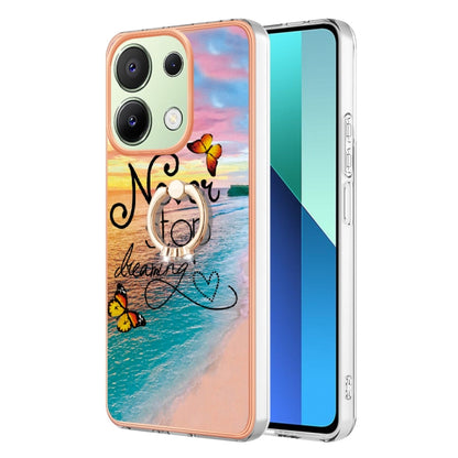 Electroplating IMD TPU Phone Case with Ring, For Xiaomi Redmi Note 13 Pro 4G/Poco M6 Pro 4G, For Xiaomi Redmi A3, For Xiaomi Redmi Note 13 4G, For Xiaomi Poco X6 Pro / Redmi K70E