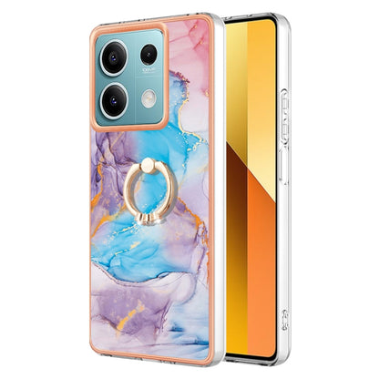 Electroplating IMD TPU Phone Case with Ring, For Xiaomi Redmi Note 13 5G Global, For Xiaomi Redmi 13C 4G, For Xiaomi Redmi Note 13 Pro+ 5G, For Xiaomi Redmi Note 13 Pro 5G Global