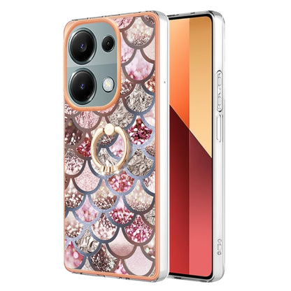Electroplating IMD TPU Phone Case with Ring, For Xiaomi Redmi Note 13 Pro 4G/Poco M6 Pro 4G, For Xiaomi Redmi A3, For Xiaomi Redmi Note 13 4G, For Xiaomi Poco X6 Pro / Redmi K70E