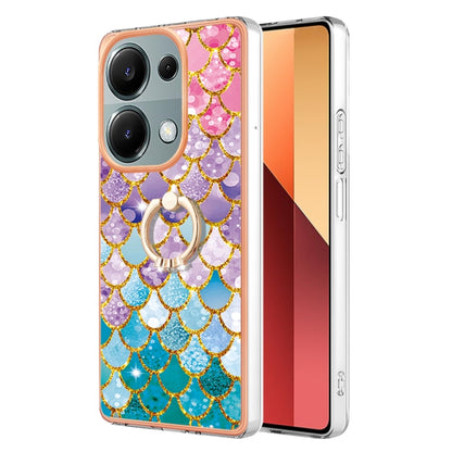 Electroplating IMD TPU Phone Case with Ring, For Xiaomi Redmi Note 13 Pro 4G/Poco M6 Pro 4G, For Xiaomi Redmi A3, For Xiaomi Redmi Note 13 4G, For Xiaomi Poco X6 Pro / Redmi K70E
