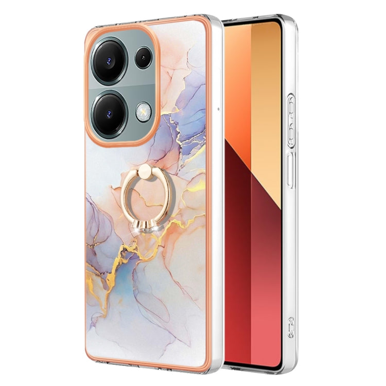 Electroplating IMD TPU Phone Case with Ring, For Xiaomi Redmi Note 13 Pro 4G/Poco M6 Pro 4G, For Xiaomi Redmi A3, For Xiaomi Redmi Note 13 4G, For Xiaomi Poco X6 Pro / Redmi K70E