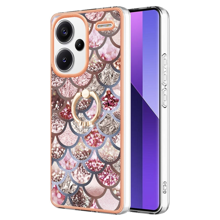 Electroplating IMD TPU Phone Case with Ring, For Xiaomi Redmi Note 13 5G Global, For Xiaomi Redmi 13C 4G, For Xiaomi Redmi Note 13 Pro+ 5G, For Xiaomi Redmi Note 13 Pro 5G Global