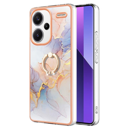 Electroplating IMD TPU Phone Case with Ring, For Xiaomi Redmi Note 13 5G Global, For Xiaomi Redmi 13C 4G, For Xiaomi Redmi Note 13 Pro+ 5G, For Xiaomi Redmi Note 13 Pro 5G Global