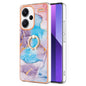 Electroplating IMD TPU Phone Case with Ring, For Xiaomi Redmi Note 13 5G Global, For Xiaomi Redmi 13C 4G, For Xiaomi Redmi Note 13 Pro+ 5G, For Xiaomi Redmi Note 13 Pro 5G Global