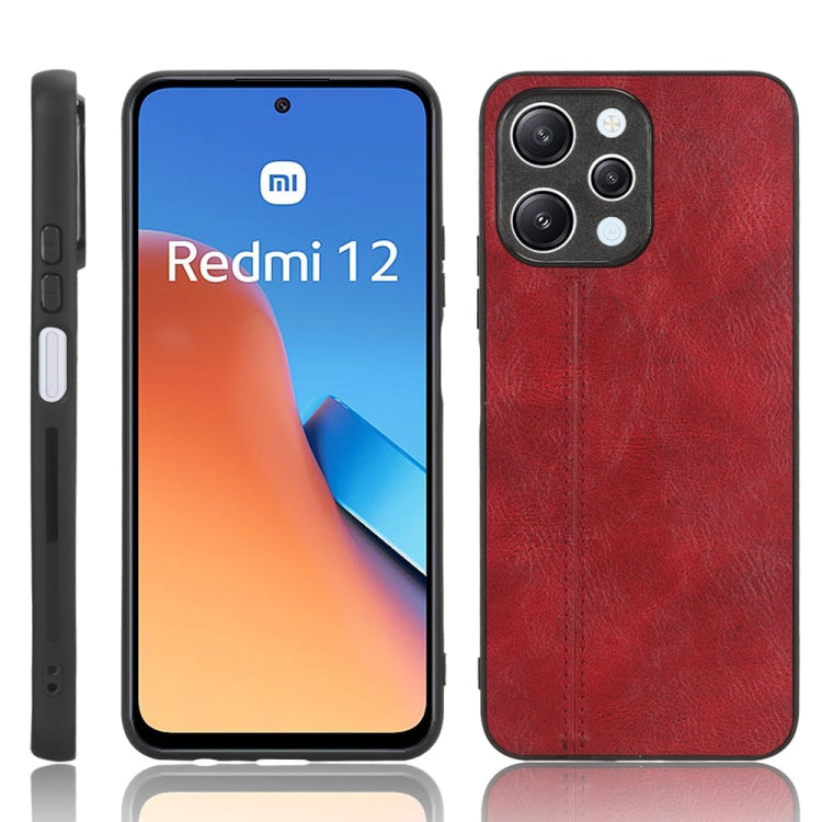 Sewing Cow Pattern Skin PC + PU + TPU Phone Case