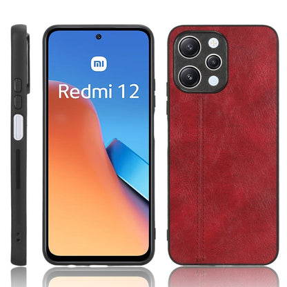 Sewing Cow Pattern Skin PC + PU + TPU Phone Case