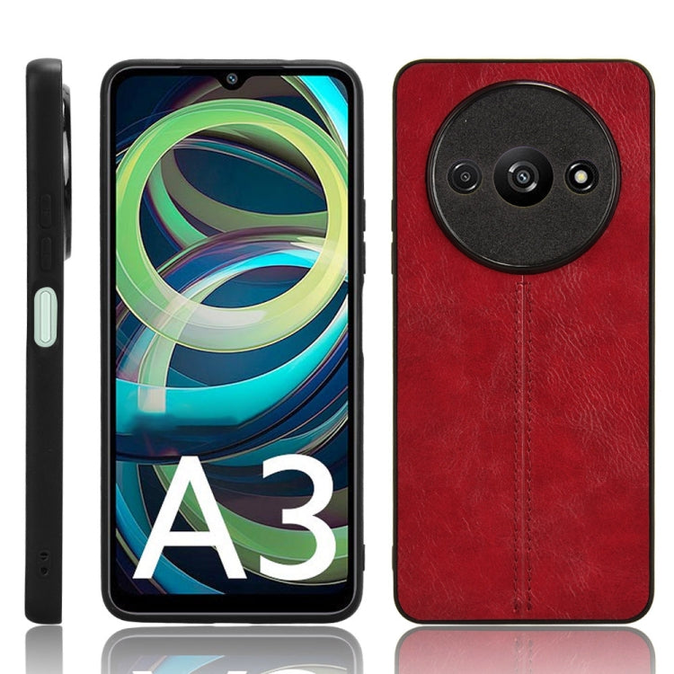 Sewing Cow Pattern Skin PC + PU + TPU Phone Case