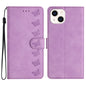 Seven Butterflies Embossed Leather Phone Case