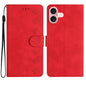 Seven Butterflies Embossed Leather Phone Case, For iPhone Air, For iPhone 16 Pro Max, For iPhone 16 Pro, For iPhone 16 Plus