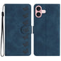 Seven Butterflies Embossed Leather Phone Case, For iPhone Air, For iPhone 16 Pro Max, For iPhone 16 Pro, For iPhone 16 Plus