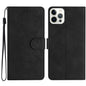 Seven Butterflies Embossed Leather Phone Case, For iPhone Air, For iPhone 16 Pro Max, For iPhone 16 Pro, For iPhone 16 Plus