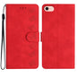 Seven Butterflies Embossed Leather Phone Case, For iPhone 16e / 17e, For iPhone 17 Pro Max, For iPhone 17 Pro, For iPhone 17