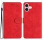 Seven Butterflies Embossed Leather Phone Case, For iPhone 16e / 17e, For iPhone 17 Pro Max, For iPhone 17 Pro, For iPhone 17