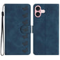 Seven Butterflies Embossed Leather Phone Case, For iPhone 16e / 17e, For iPhone 17 Pro Max, For iPhone 17 Pro, For iPhone 17