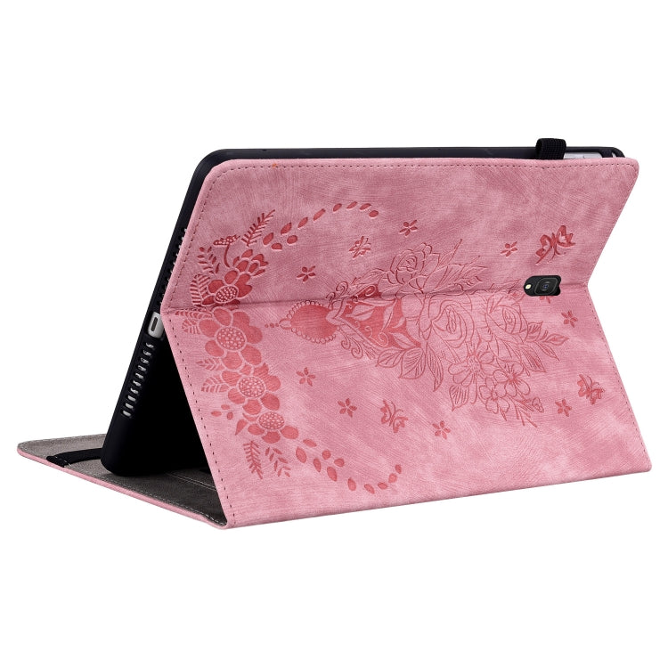 Butterfly Rose Embossed Leather Tablet Case, Series 3